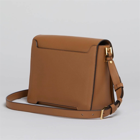 Marni Trunkaroo Medium Shoulder Bag, Moca